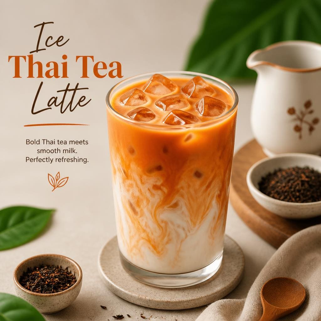 Ice Thai Tea Latte